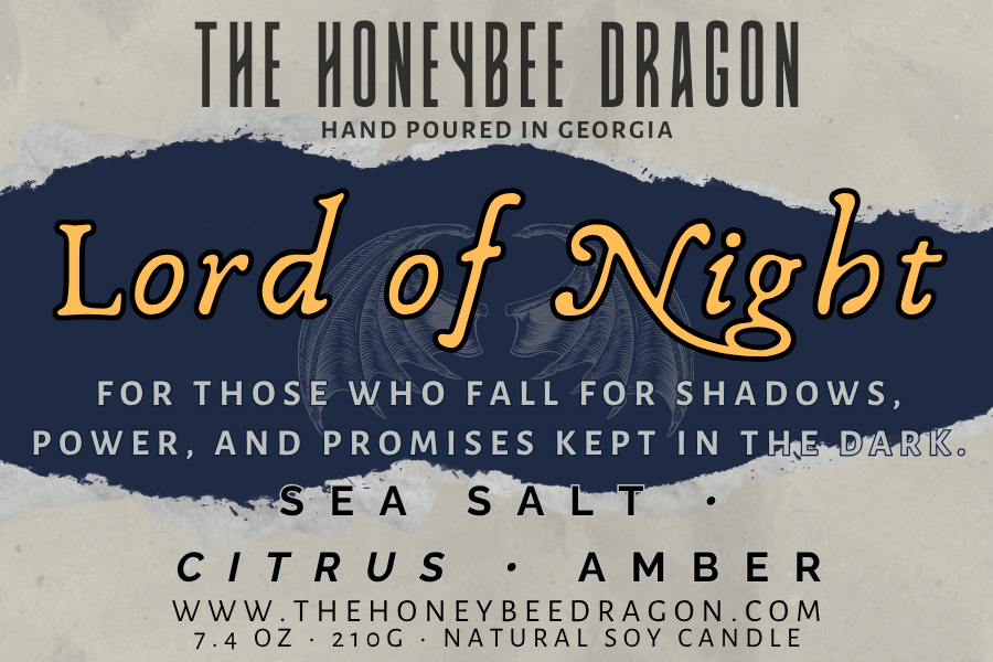 🌙 Lord of Night | Citrus, Sea Salt & Amber | Dark Fae Ocean-Air Candle