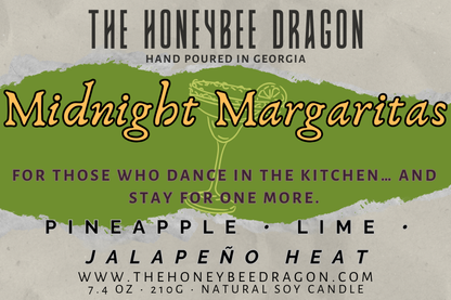 🍹 Midnight Margaritas | Pineapple, Lime & Jalapeño | Spicy Summer Candle