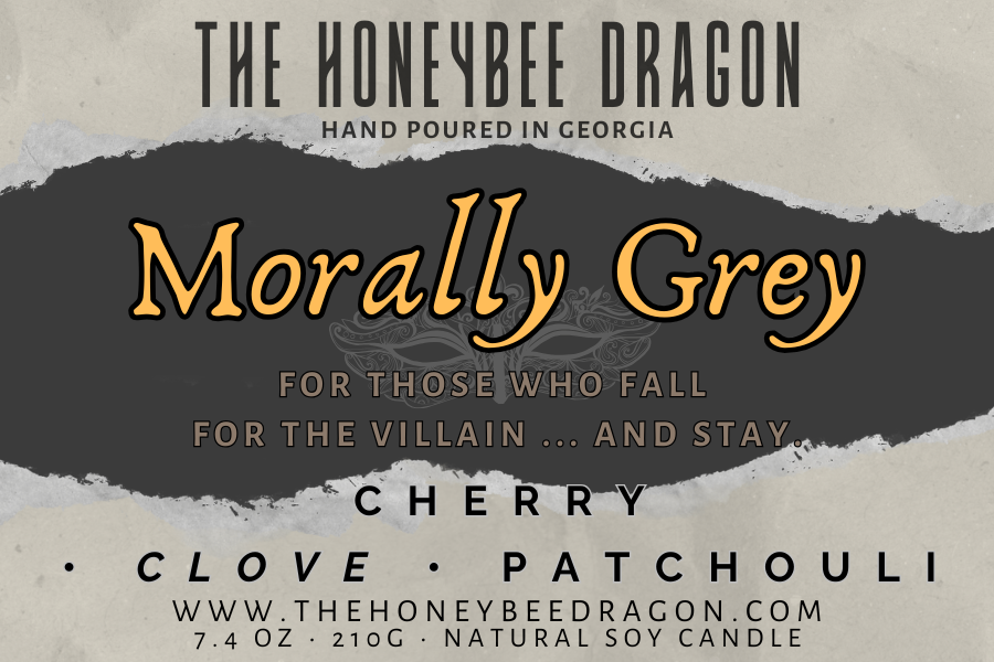 🩶 Morally Grey | Cherry, Clove, Patchouli & Vanilla | Antihero Candle
