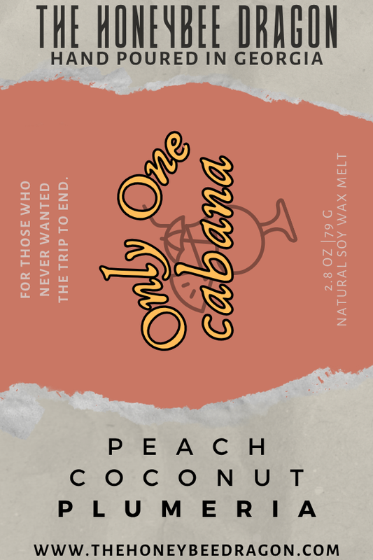 🌺 Only One Cabana | Peach, Coconut & Plumeria