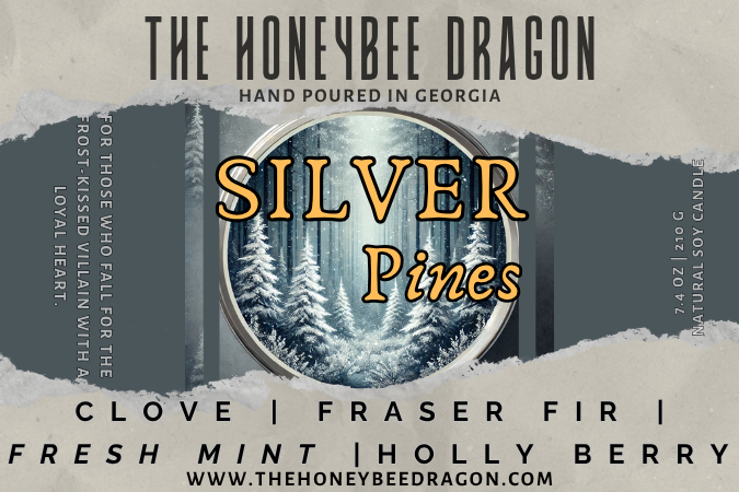❄️ Silver Pines | Clove, Fraser Fir, Fresh Mint & Holly Berry | Frost-Kissed Fantasy Candle