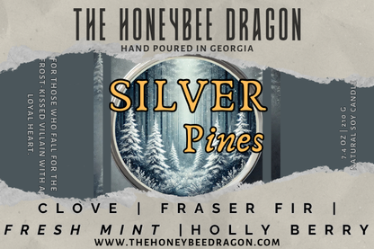 ❄️ Silver Pines | Clove, Fraser Fir, Fresh Mint & Holly Berry | Frost-Kissed Fantasy Candle