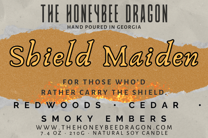 🛡️ Shield Maiden | Redwood, Cedar & Smoky Embers