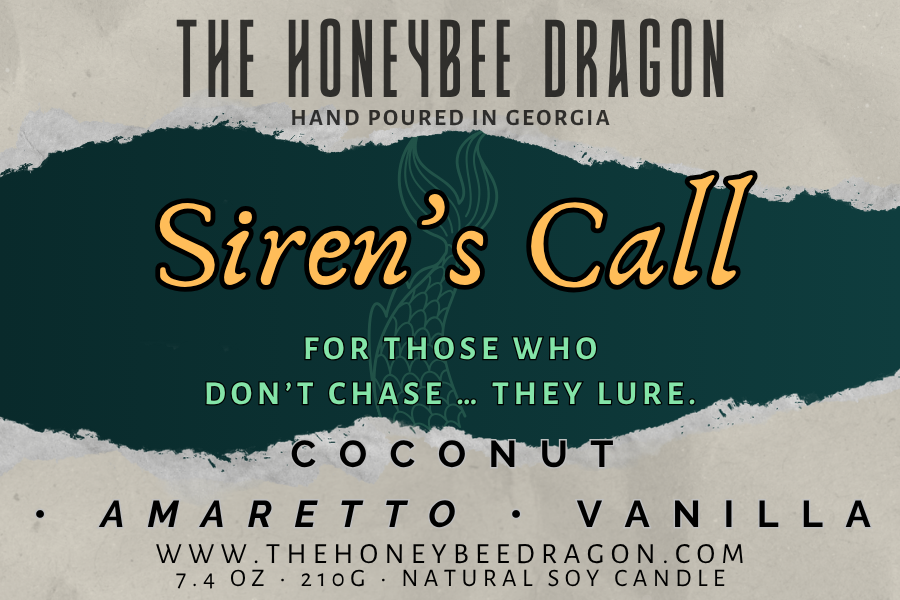 🐚 Siren’s Call | Coconut, Amaretto & Vanilla | Sultry & Addictive Candle