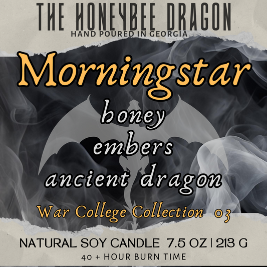 Morningstar Bookish Wax Melts | Honey, Bergamot & Tobacco | 2.4 oz Soy