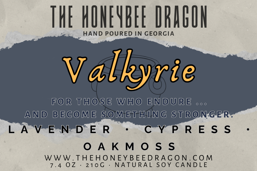 ❄️ Valkyrie | Lavender, Cypress & Oakmoss | Icy Warrior Candle