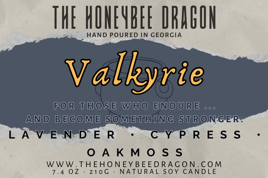 ❄️ Valkyrie | Lavender, Cypress & Oakmoss | Icy Warrior Candle