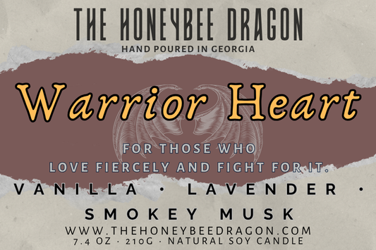 🛡️ Warrior Heart | Lavender, Vanilla & Smokey Woods