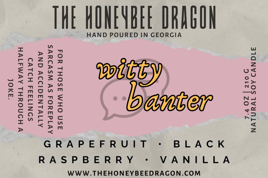 💬 Witty Banter | Grapefruit, Black Raspberry & Vanilla | Playful Candle